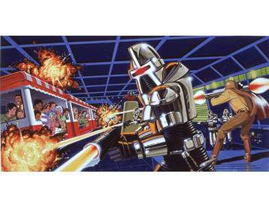 Cylon Universal Studios art by Robert Tanenbaum